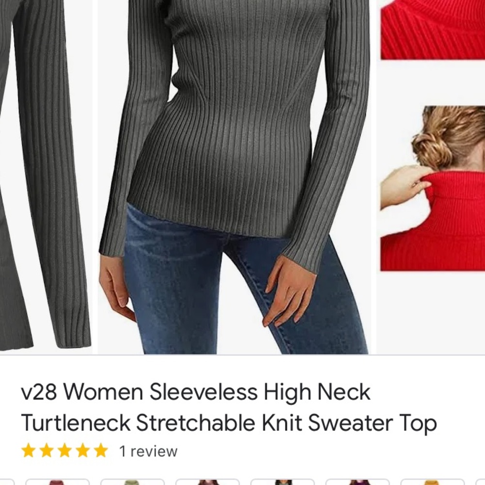 Gray Turtle Neck - image 2
